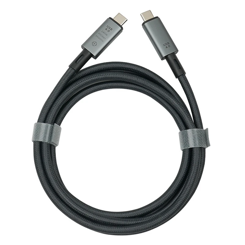 USB4 Full-Featured Data Cable PD240W Fast Charging Cable Suitable For Apple 15 Huawei Laptop Charging Cable Easy Install