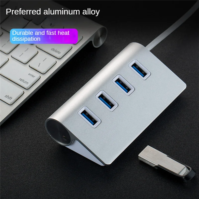 USB 3.0 HUB 4 Port 5Gbps High Speed Power Adapter USB 2.0 Hub USB Splitter For Laptop Adapter Computer Accessories