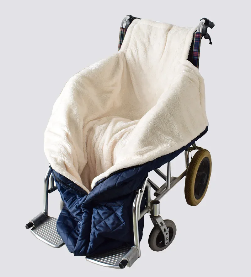 Wheelchair Warm Blanket Half Bag of Large Half Old Man Supplies Thick Wool Winter Health