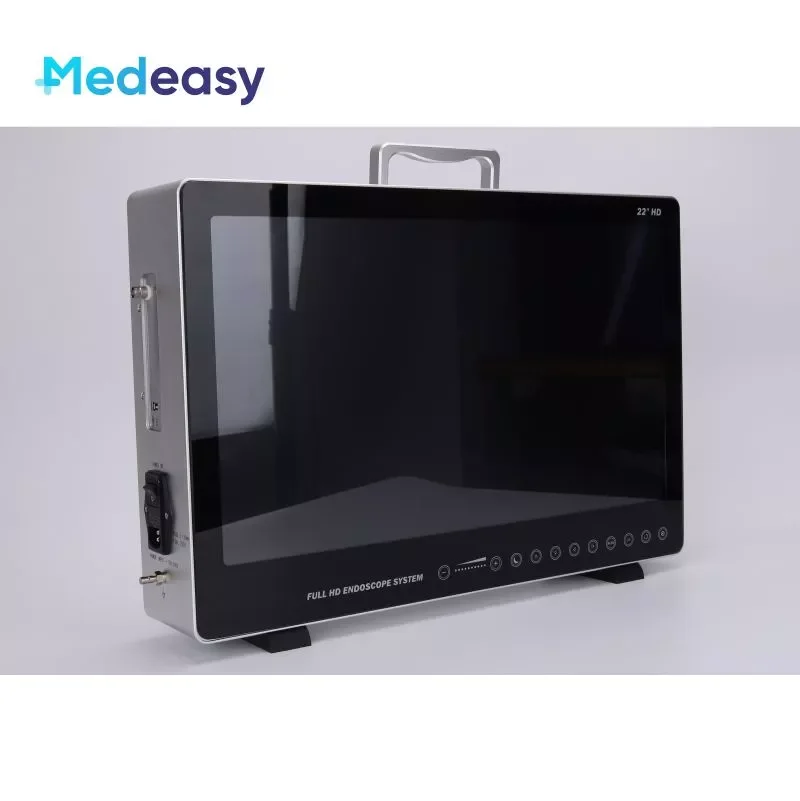 22 Inch Medical Endoscope Camera System with Light Source Portable All In One Full HD Endoscopy Camera