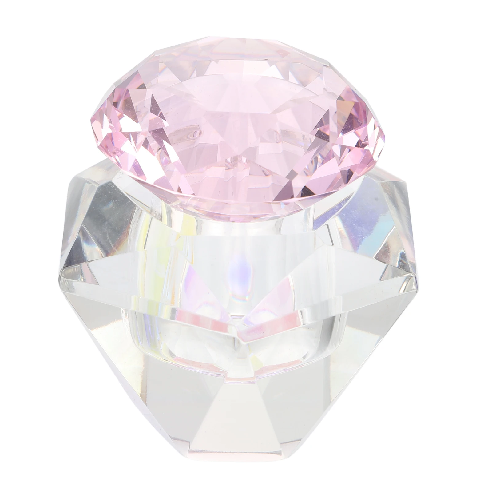 1 個マニキュアクリスタルカップ高級ガラスネイルアートディッシュミキシングアクリル液体粉末プロフェッショナルネイルツールアクセサリー