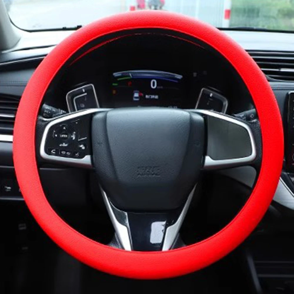 1 Stück ultradünne, rutschfeste Schutzhülle für das Autolenkrad, Silikon-Lenkrad-Schutzhülle. – Detail 11
