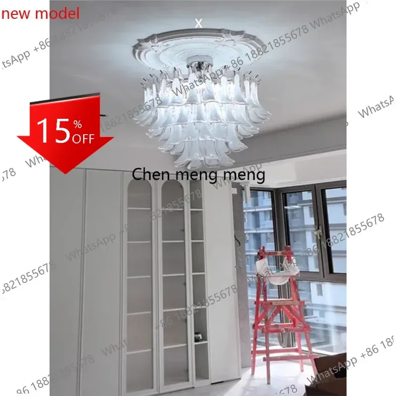 Asmt49 Living room chandelier modern minimalist atmosphere bedroom light villa living room, high sense, chandelier