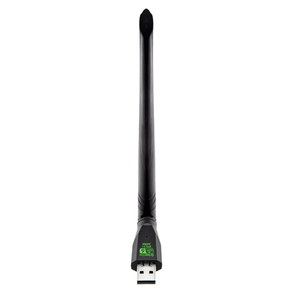 AX900 WiFi 6 USB Adapter Bluetooth 5.3 900Mbps Dual Band 5GHz/2.4GHz Wireless Card Network Driver Free for Windows 10/11