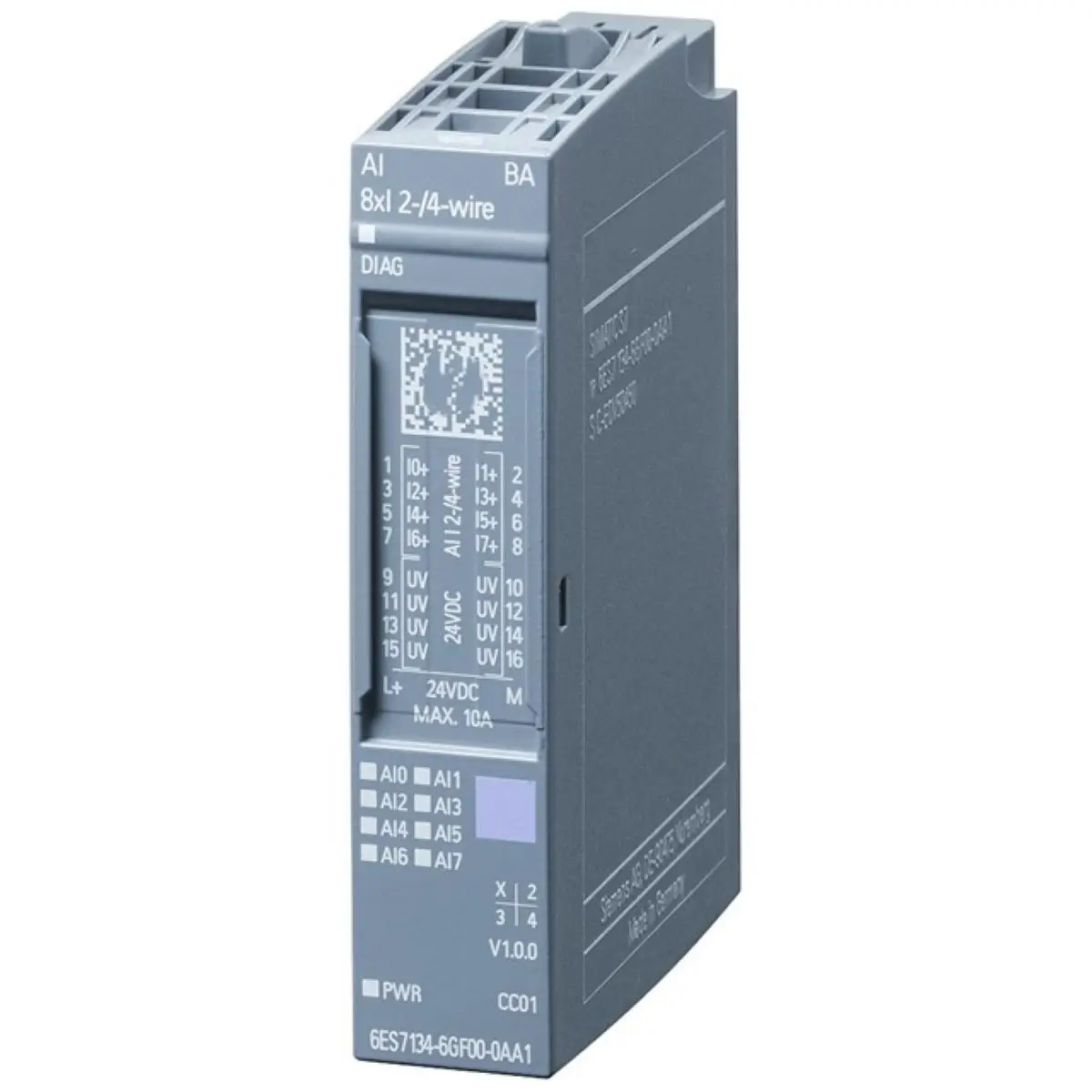 6ES71346GF000AA1 6ES7134-6GF00-0AA1 SIMATIC ET 200SP, Analog input module