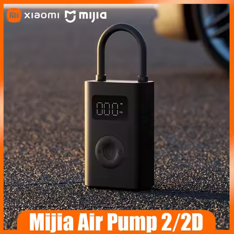 Xiaomi Mijia Air Pump 2/2D Digital Tire Pressure Preset Type-C Fast Charging Car Motorcycle Ball Universal LED Display