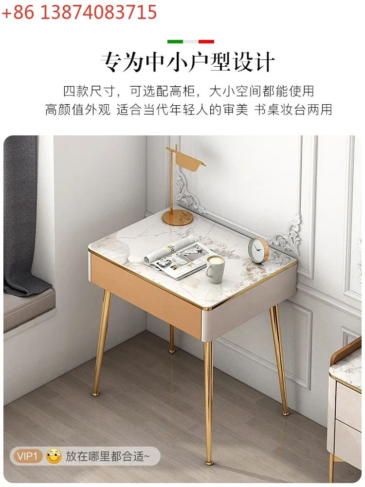 

Light Luxury Small Desk Bedroom Bedside Modern Minimalist Study Computer Desk