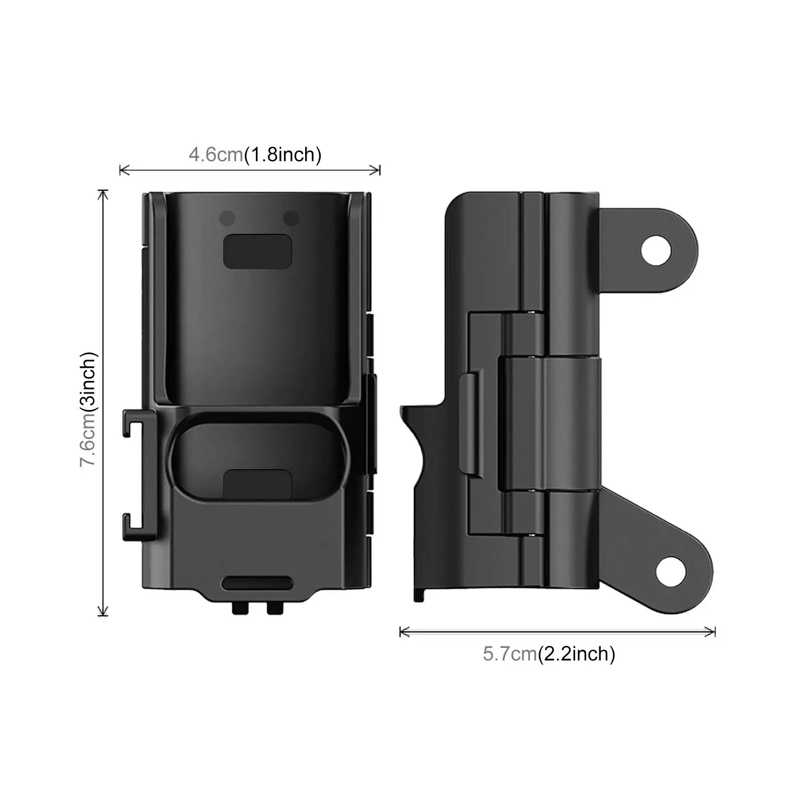 PULUZ marco de protección expansión soporte adaptador de zapata fría para DJI OSMO Pocket 3 accesorios de cámara de plástico