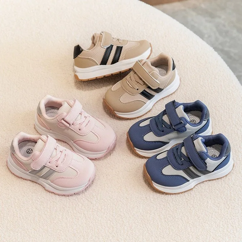 

0-4Y Baby Shoes Spring New Boys' Casual Anti-slip Soft Soled Children's Skateboard Shoe Breathable Boys Girls Baby Sports Shoes