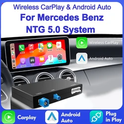 Wireless CarPlay For Mercedes Benz NTG 5.0 A CLA GLA W176 C-Class W205 GLC 2015-2018 with Android Auto Mirror Link AirPlay