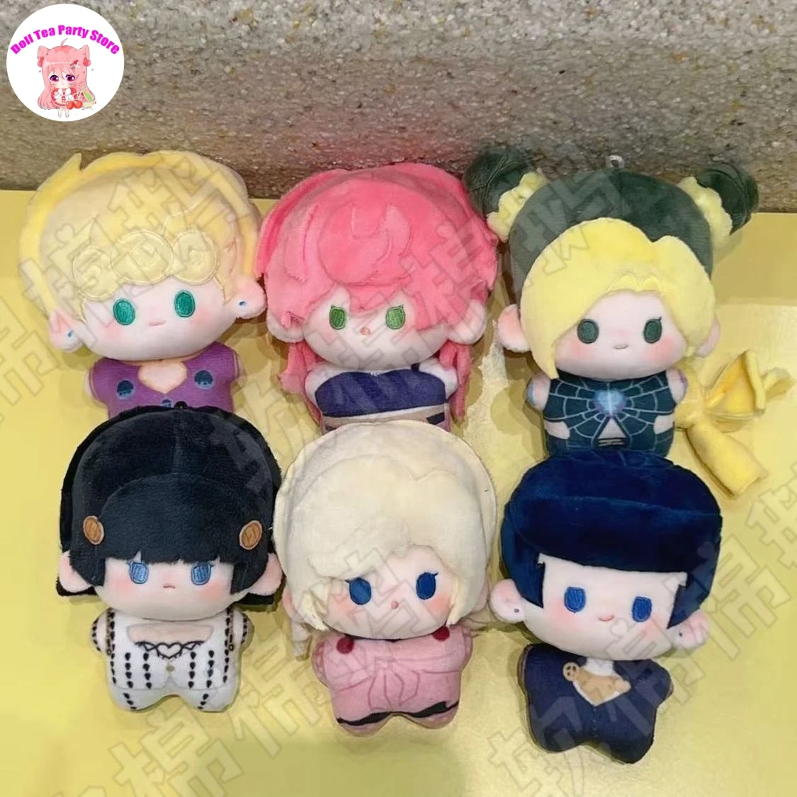 

Bruno Buccellati Higashikata Josuke Giorno Jotaro Kujo Plush Cotton Doll Anime 10CM Pendant Toys Nunu Body Plushie Birthday Gift