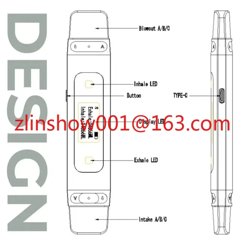 2024 Good Quality (NOT Vape)Breath trainer Adjustable Levels Breath Max For Recovery Training Increase Lung Capacity