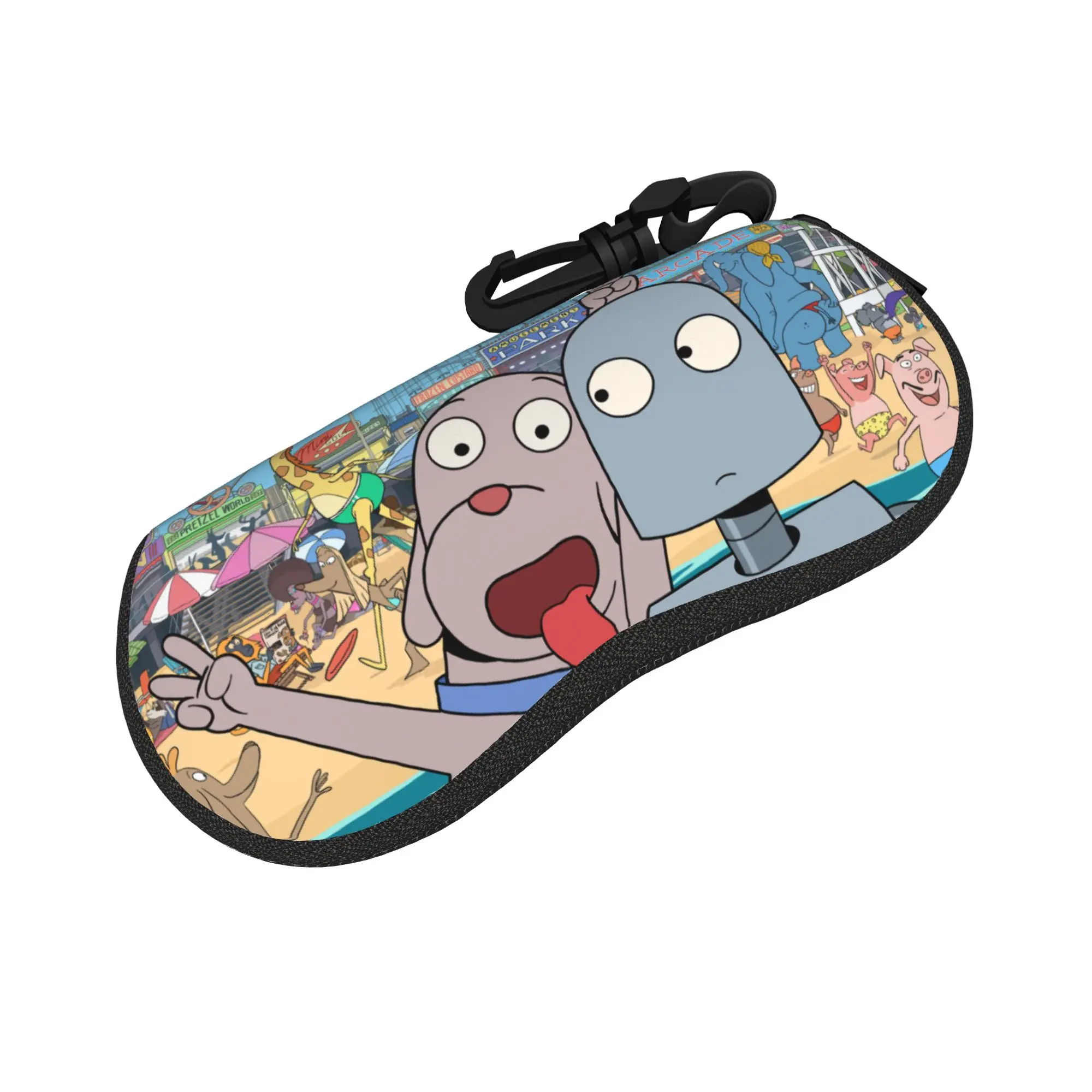 Robot Dreams cartoon Glasses Case Girl Boy Lightweight Box  Glasses Box Protector Sunglasses Box