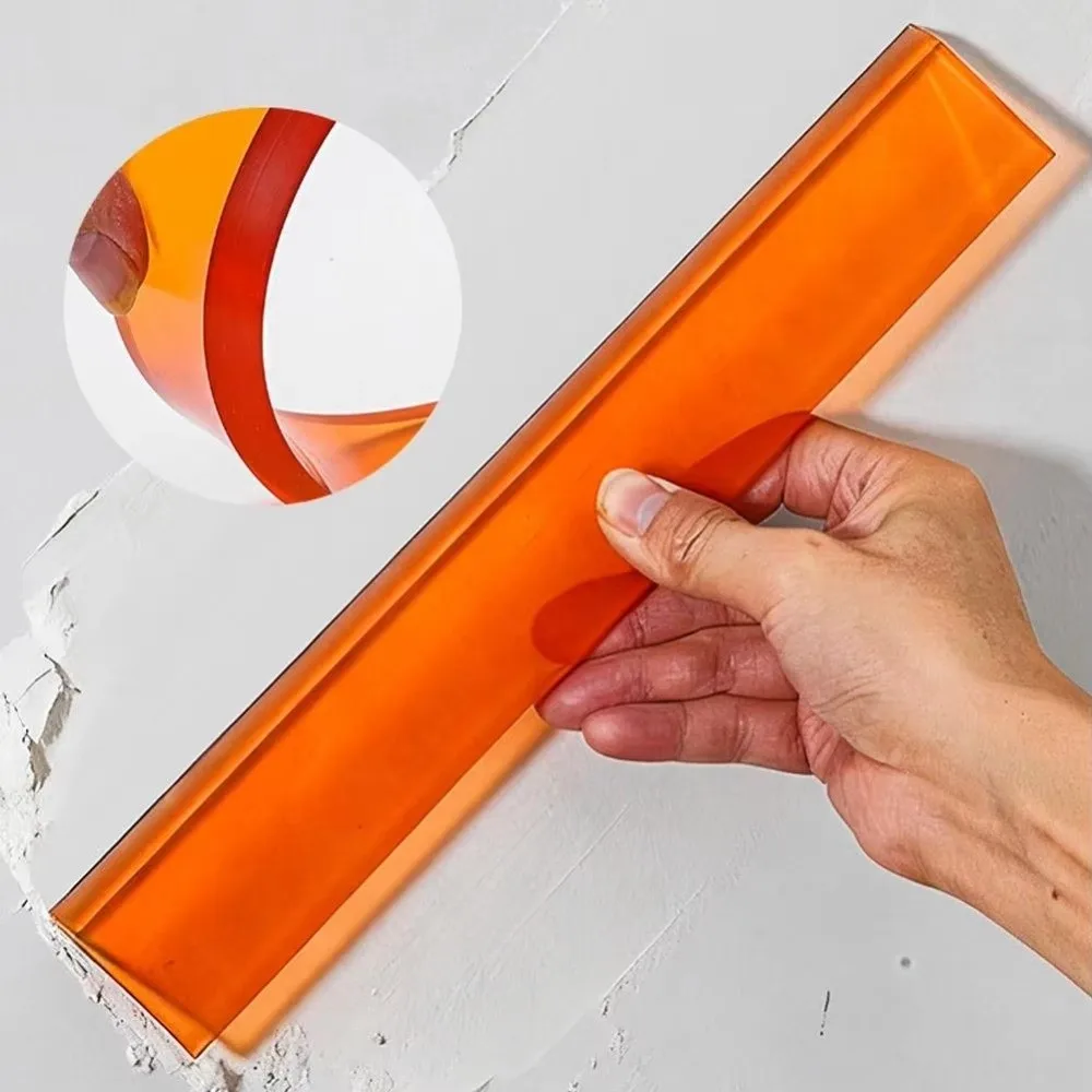 Durable 30/50cm Wall Scraper Putty Polyurethane Arc Scraper Putty Squeegee Spatula Plastering Tool Wall Plastering