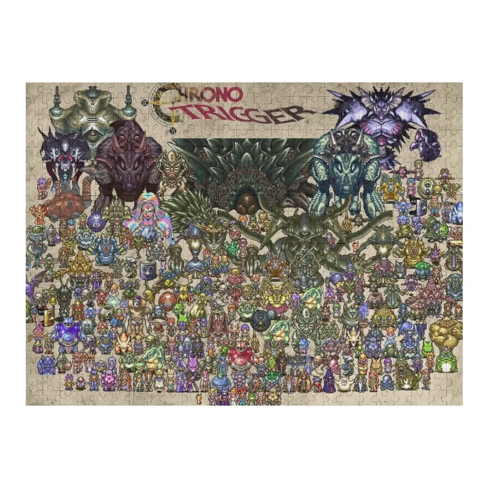 

Chrono Trigger Wallpaper Design Jigsaw Puzzle Personalized Wooden Animal Adult Wooden Puzzle
