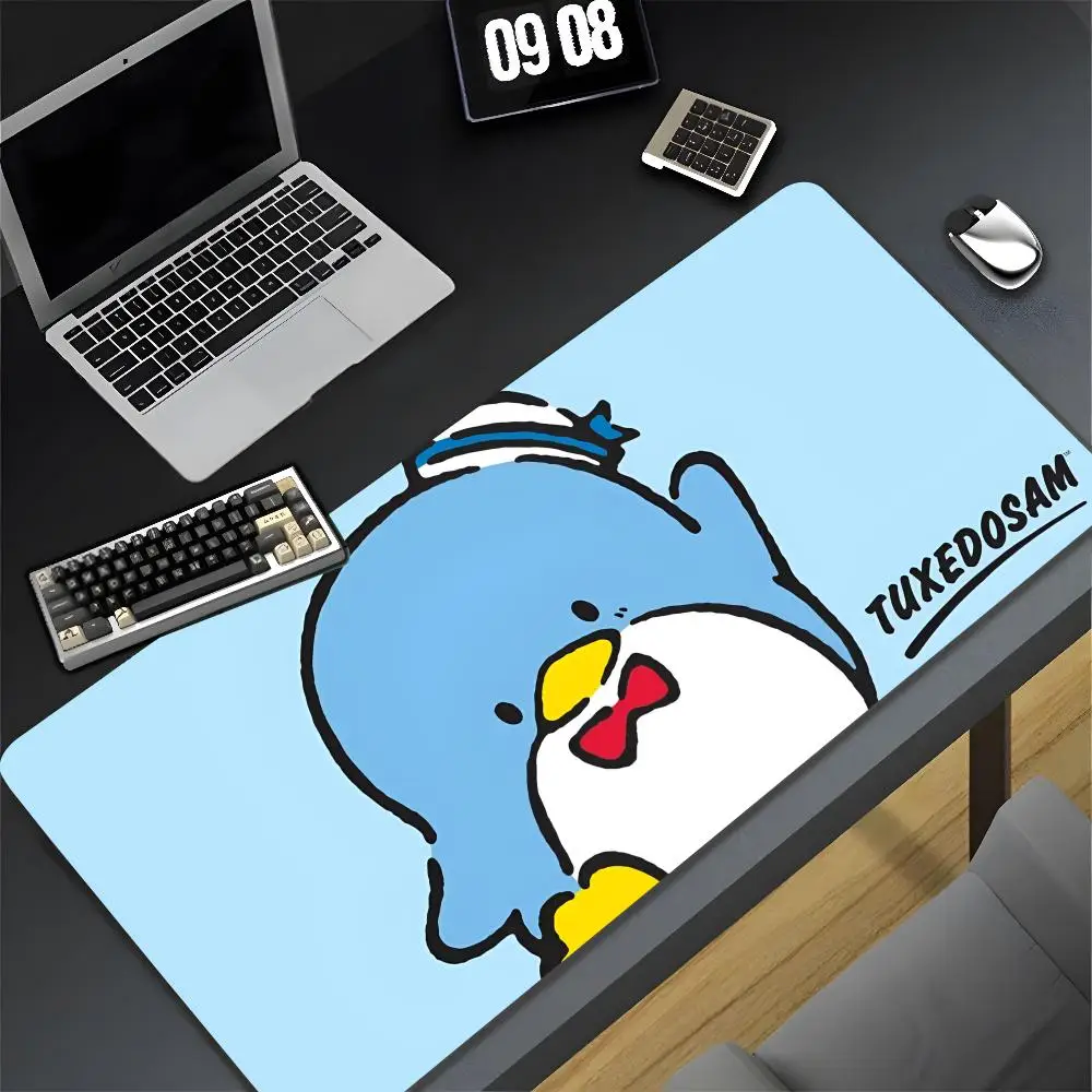 Tuxedo Sam Mouse Pad XXL Gamer Gaming PC Computer Otaku Locking Edge DIY Customized Photo Laptop Notebook Desk Mat