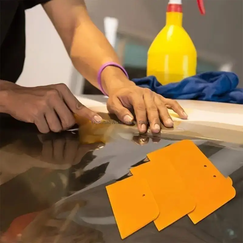 

Reusable Plastic Spreader Tool Car Body Filler Scraper 4in 5in 6in Maintenance Tool for Automotive Body Applying Filler