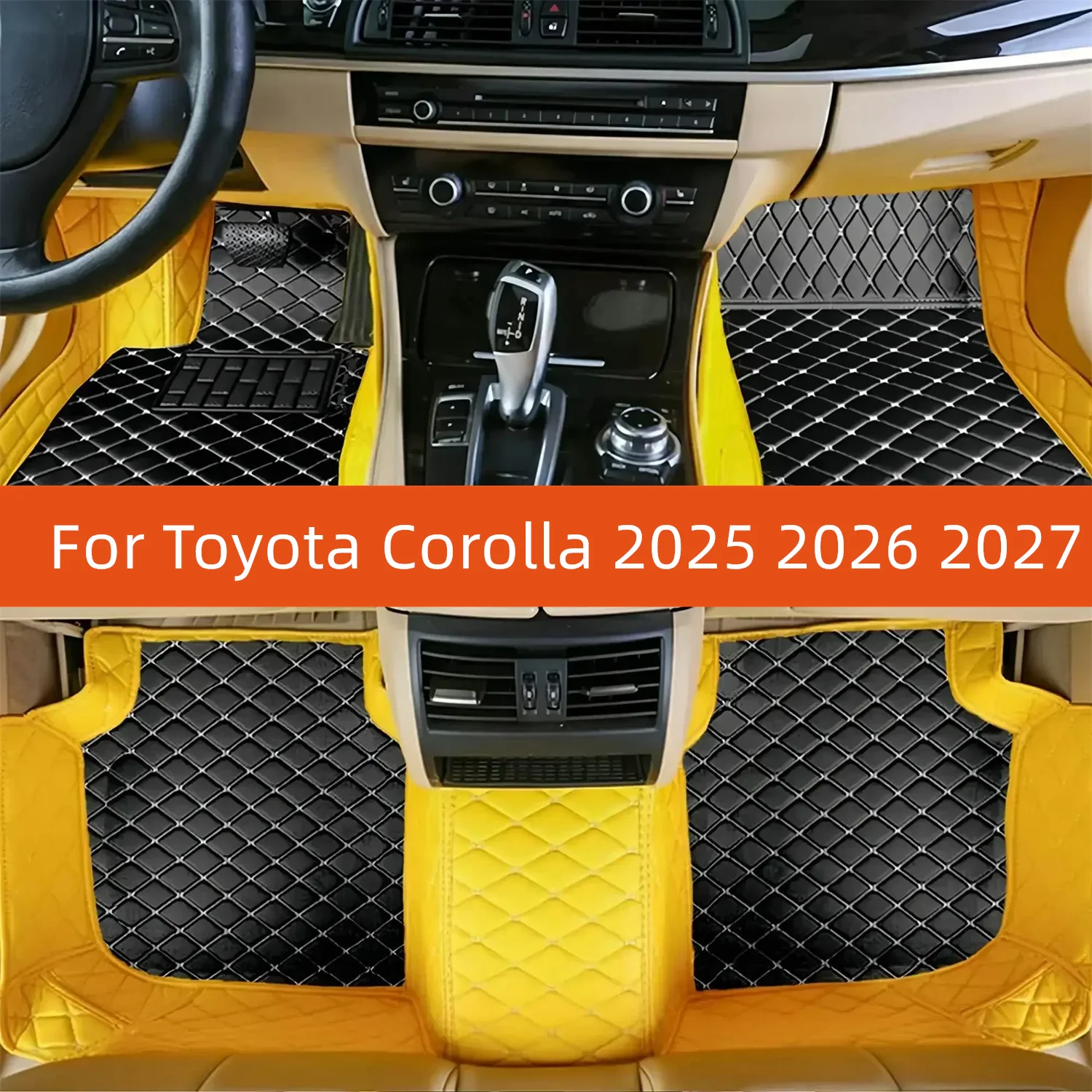 

Custom Leather Car Floor Mat For Toyota Corolla 2025 2026 2027 Car Mat Interior Accessories