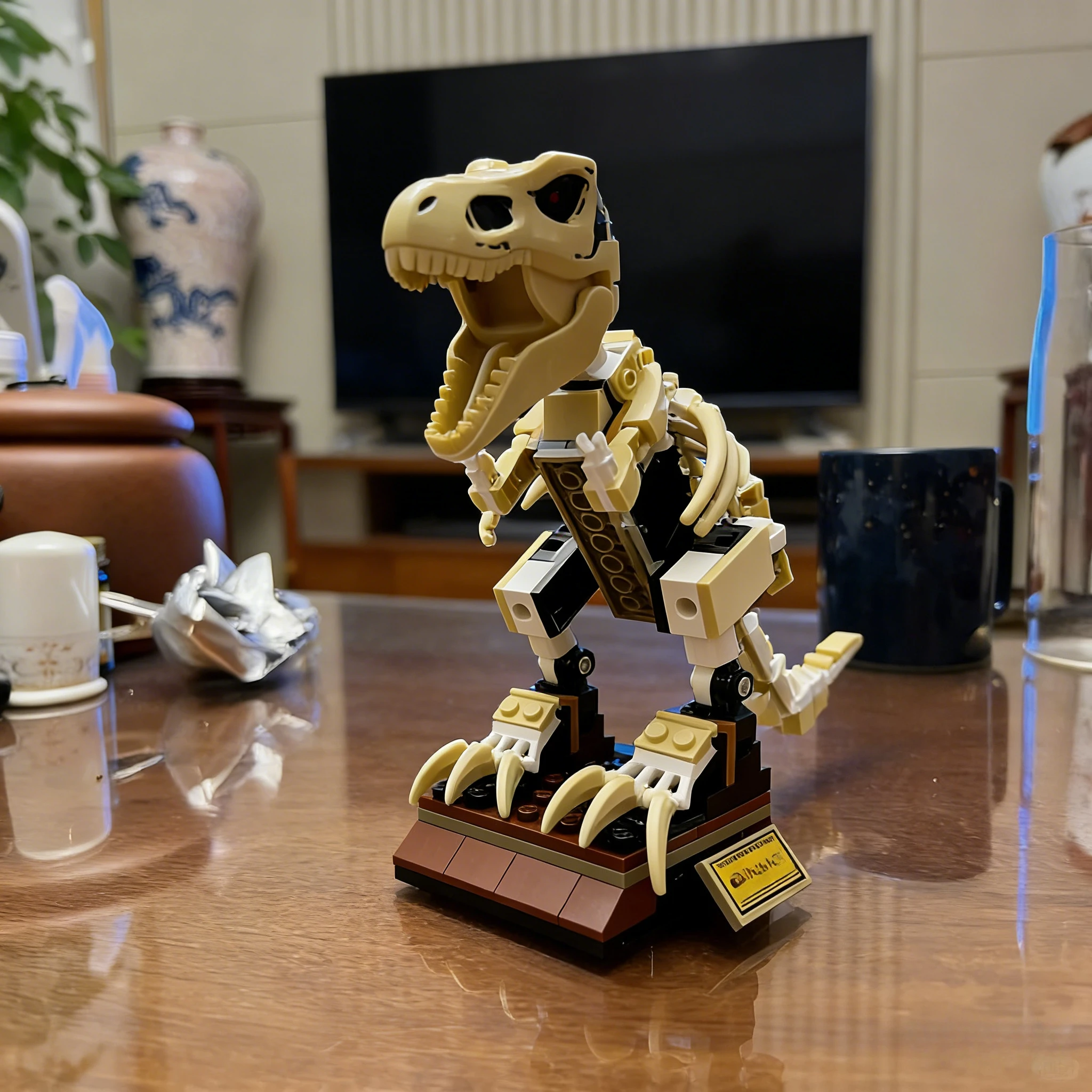 Fun Tyrannosaurus Rex Model 76940 Building Blocks Sets Suitable for Christmas Gifts Compatible with Legoed Particles，198pcs.