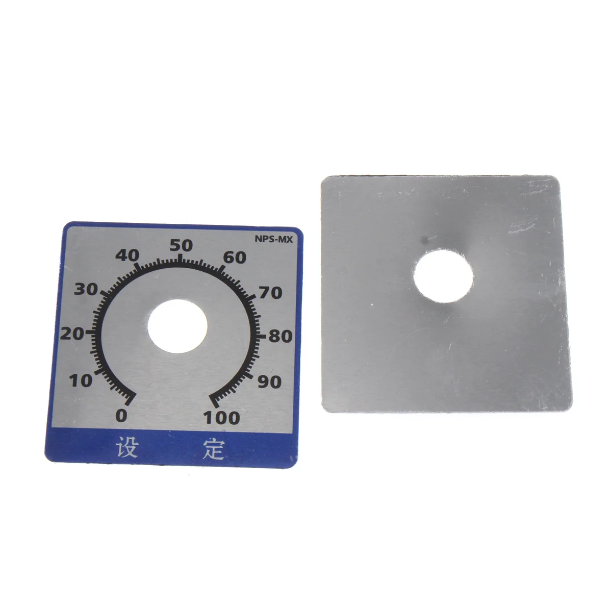 5/2PCS 0-100 digital dial dial plate Aluminum label A03 knob cap WTH118 RV24 WX050 potentiometer