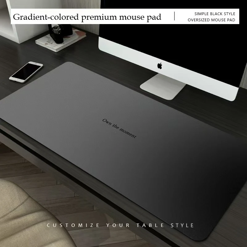 gradient mouse pad with a high-end feel, Morandi solid color, oversized e-sports office and home keyboard desk pad