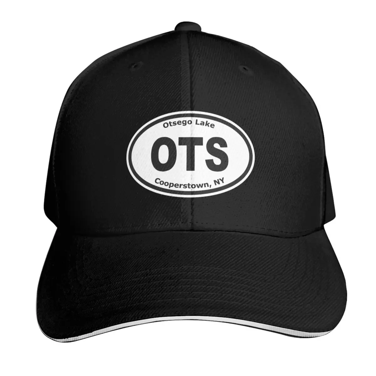 Бейсболка Otsego Lake Cooperstown NY New York Oval Euro Bumper Sticker, уникальные и забавные кепки, мужские и женские головные уборы