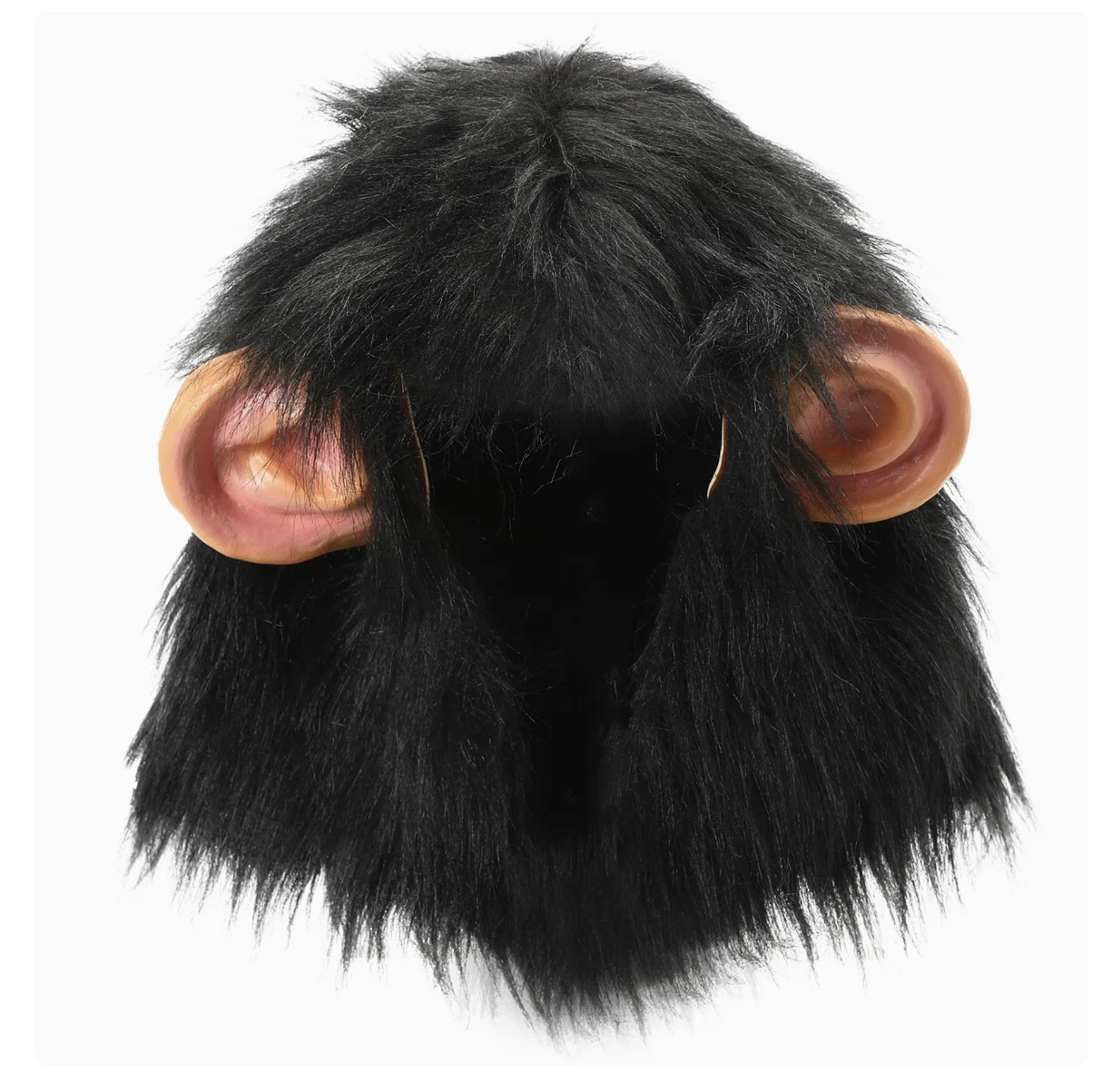 Halloween New Big Ear Monkey Halloween Animal Chimpanzee Mask Monkey Headset Terror Latex Mask