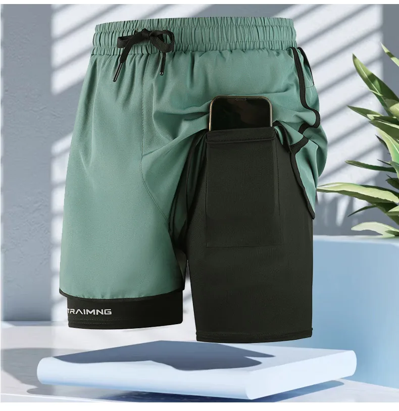 Summer Men's Quick Dry Multi Color Fitness Sports Leisure Shorts 2026 Comfortable Breathable Thin Loose Outdoor Clothing