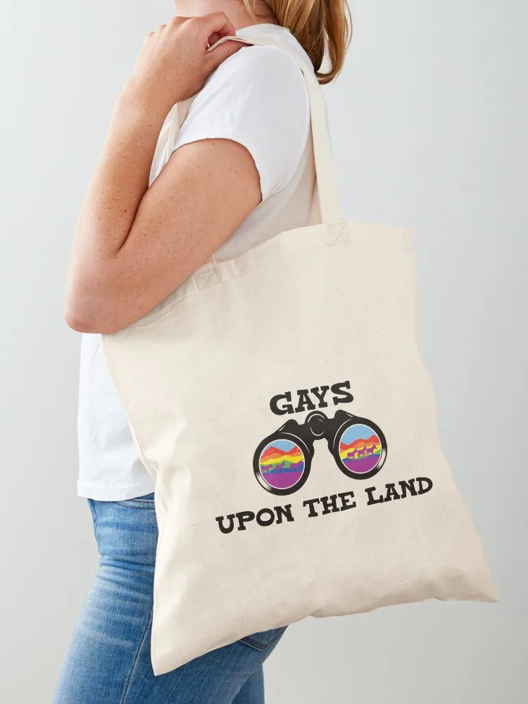 Gays Upon The Land Tote Bag bags for women Canvas stote bag supermarket folding bag Handbags women
