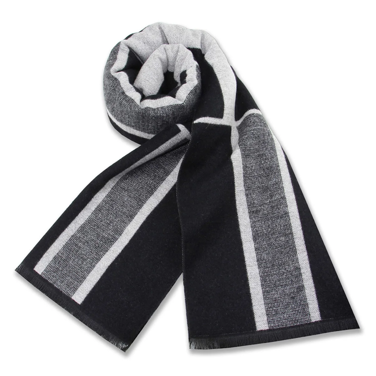 

Autumn Men's Business Classcial Striped Cashmere Scarf Winter Keep Warm Wool Shawls Luxury Brand Neck Wrap Man Pashmina Scarves