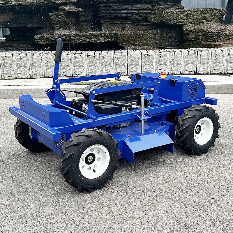 Customized Four-Mini Plaza Mower for Golf Courses DIY Grade Wheel Remote Control Mower Self-Propelled