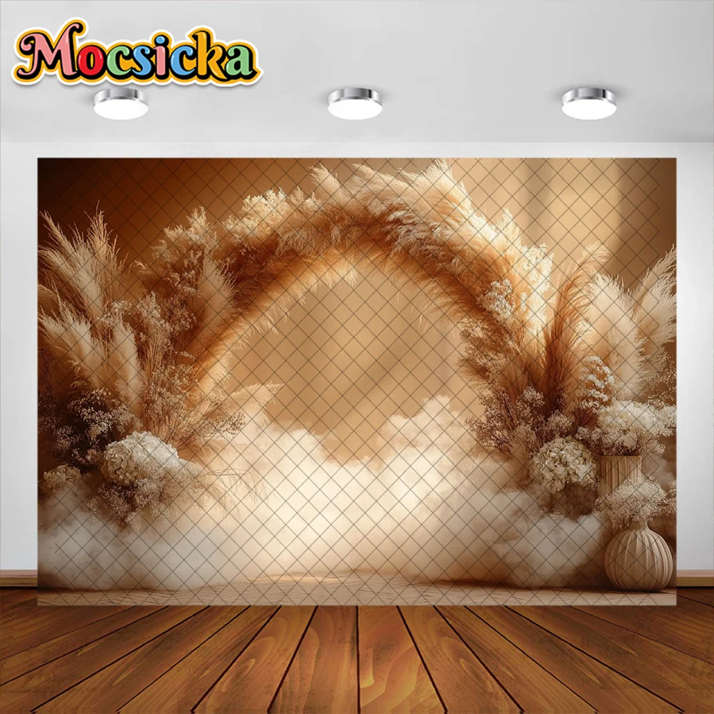 Bohemian Photography Background Couple Wedding Decoration Supplies Newborn Baby Portrait Photo Backdrops Studio Props Banner