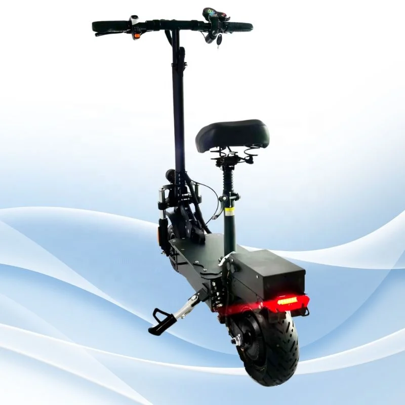 

Factory Direct: All-Terrain Foldable Fat Tire Electric Scooter With Detachable Seat