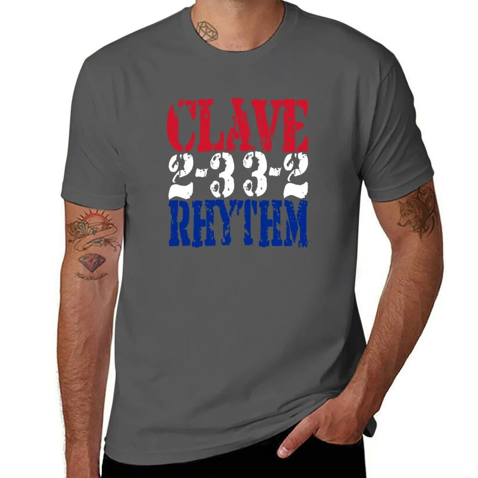 

Salsa Clave Music Rhythm T-Shirt Large Size Breathable Tee