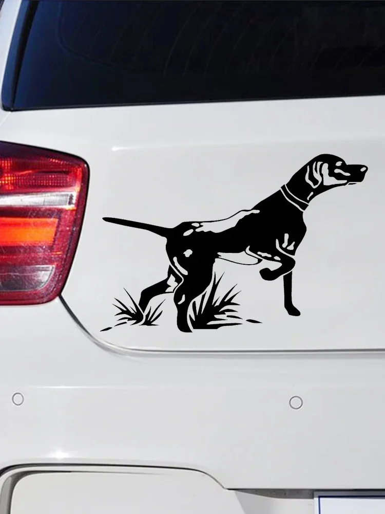 Pointer Hunting Dog funny car sticker vinyl decal car auto stickers for car bumper/rear window  21cm*14cm