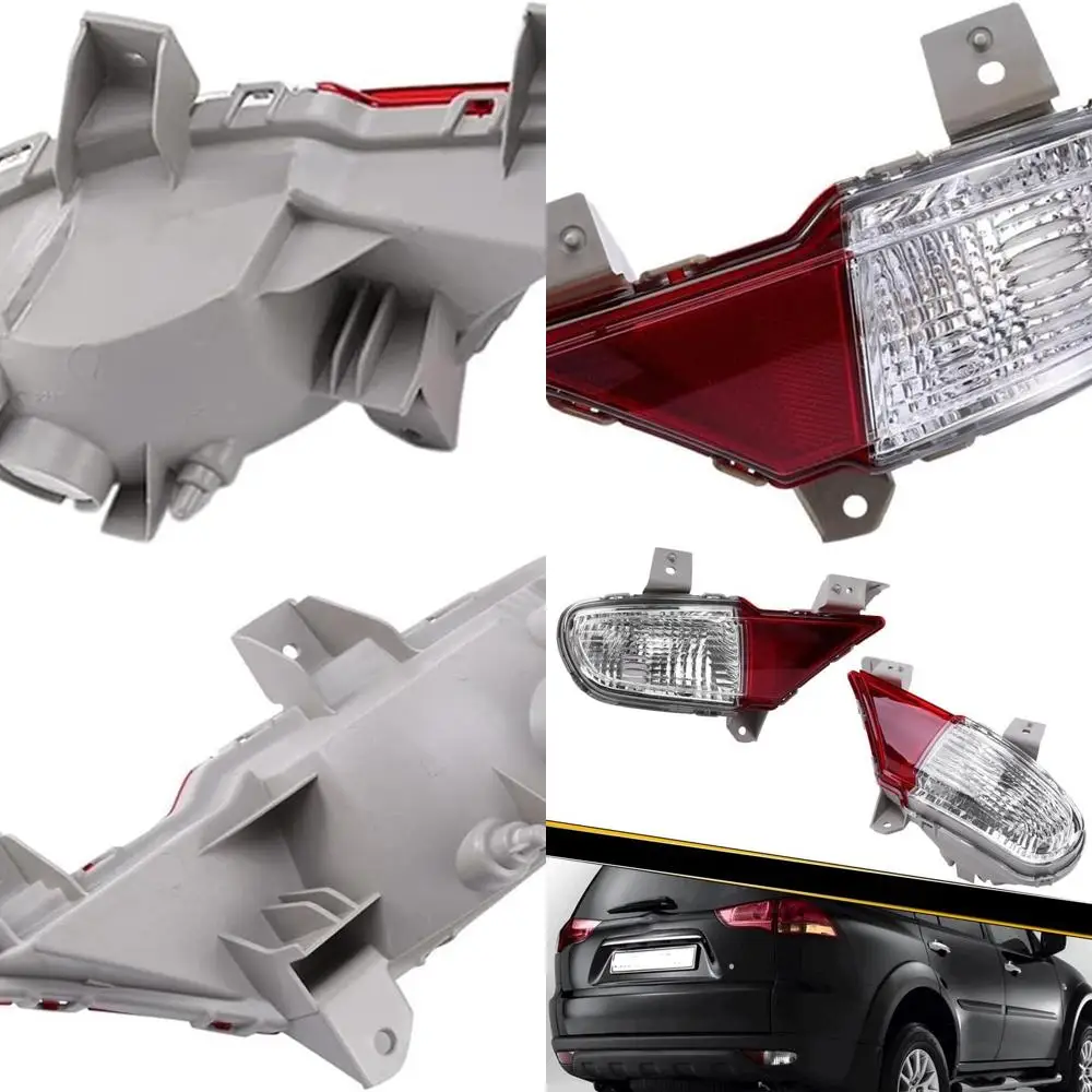 

Rear Bumper Light Halogen Rear Fog Light Brake Indicator Light Rear Bumper Reflector Without Bulb for Mitsubishi Pajero Sport 20