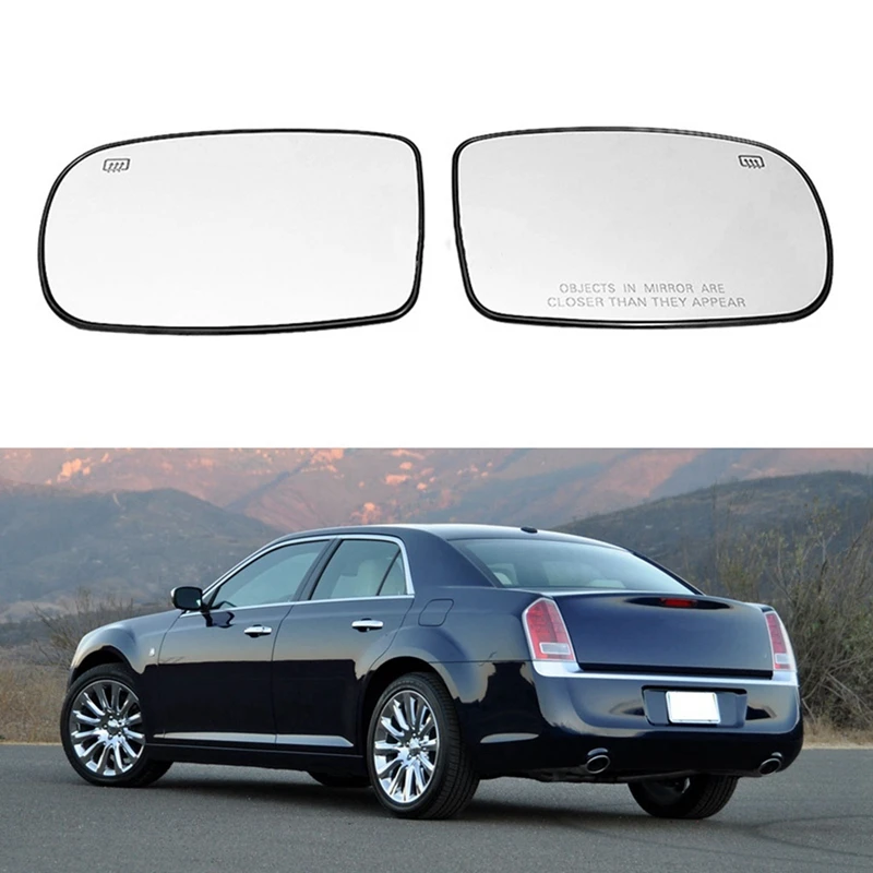 Car Reversing Mirror Lenses Rearview Mirror Lenses Reflector Glass For Chrysler 200 Dodge Charger Parts 68101146AA 68101147AA