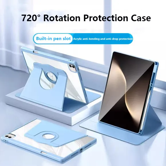 

Rotation Case For Honor MagicPad 3 13.3 inch 2025 GT Pro 12.5 Pad 10 9 12.1 MagicPad 2 X9a V9 X8a X9 Acryli Cover With Pen Slot