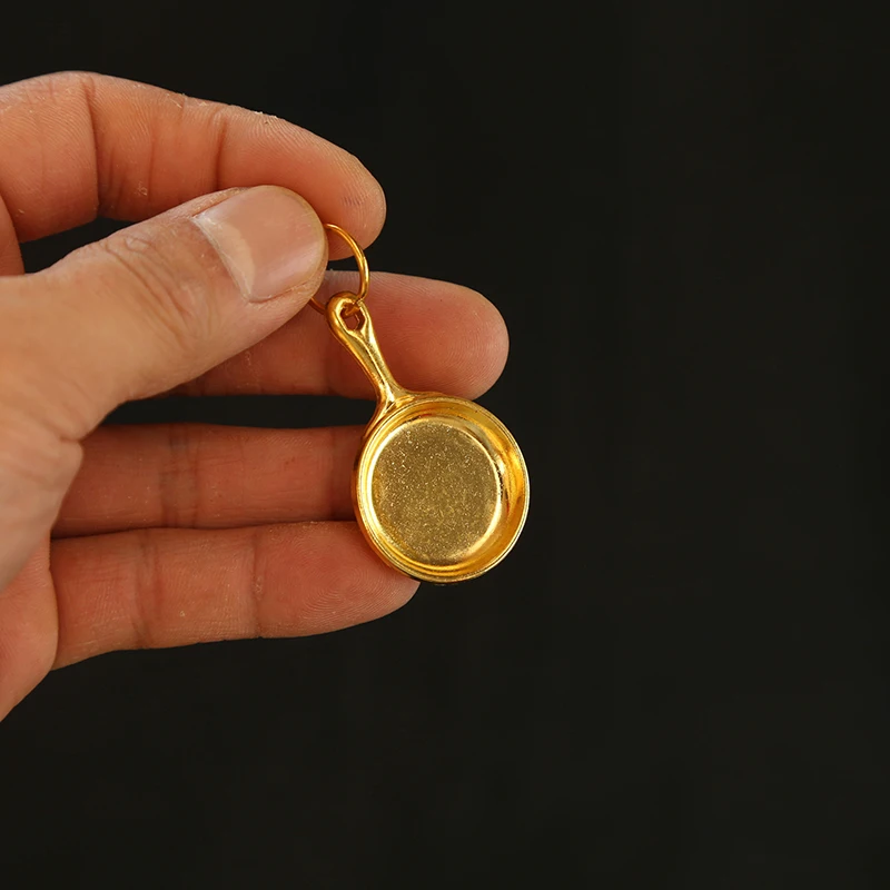 مجرفة ذهبية صغيرة الذهبي وعاء المفاتيح لعبة الطرفية تكتيكات القتال الجماعي مفتاح سلسلة لعبة إبداعية حقيبة حامل مفتاح السيارة قلادة #6