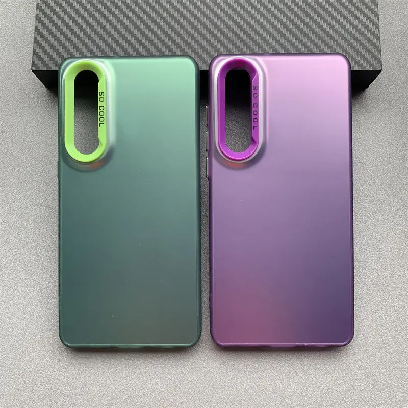 For Huawei P30 Case Huawei P30 Phone Case ELE-L29 ELE-L09 ELE-L04 Covers huawei p30 Luxury Metallic Aurora Skin Matte Cover