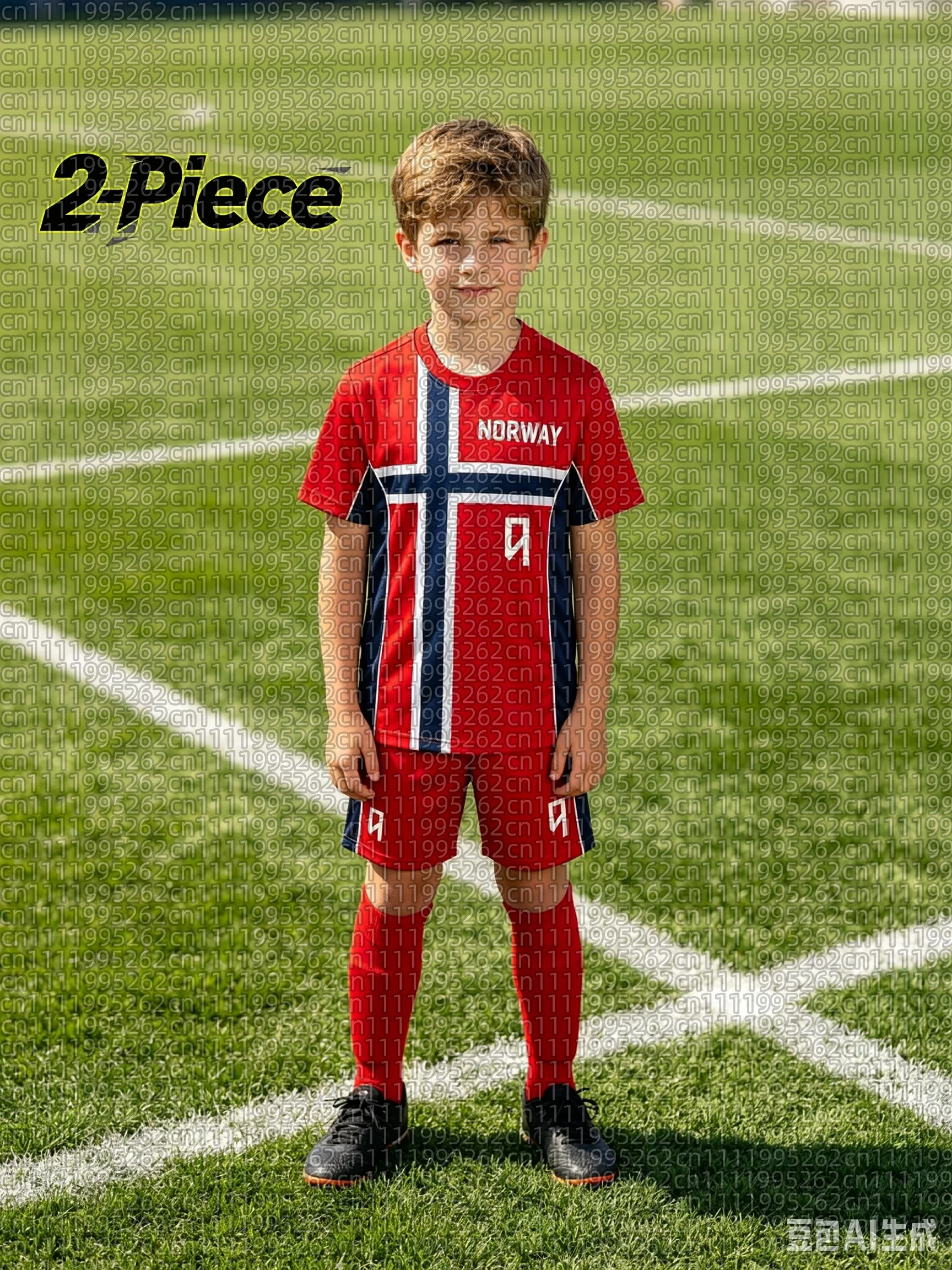 New Haaland Norway No. 9 Soccer Jersey T-Shirt Family Set – Breathable, Special Matching Outfit for Adults and Children