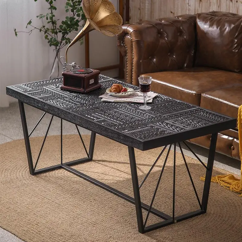 

Minimalist Unique Coffee Tables French Aesthetic Premium Living Room Coffee Tables Rustic Design Table Basse Room Furnitures