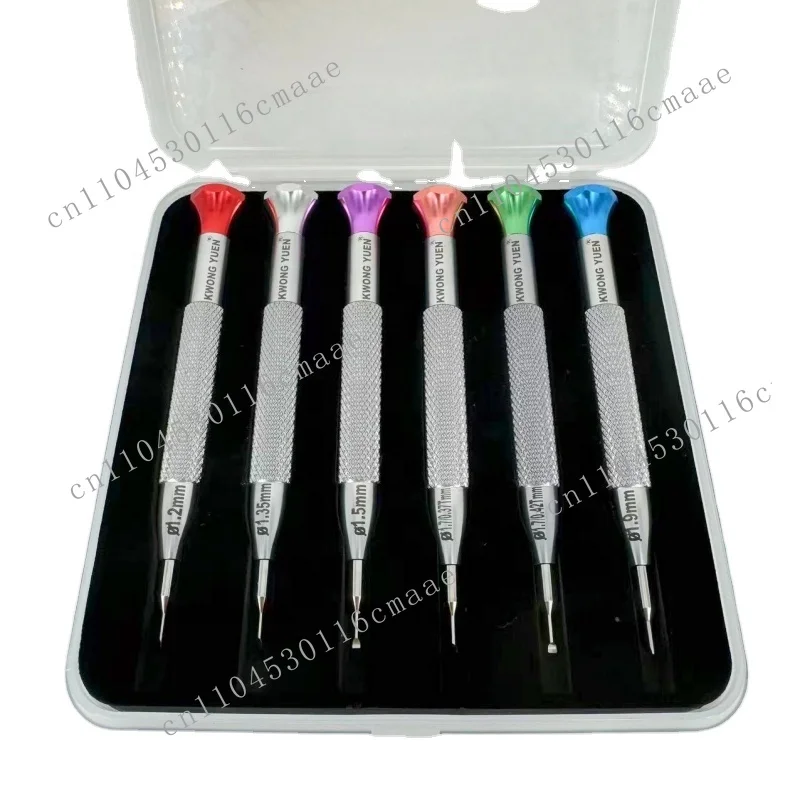 Watch Tool 6PCS Set Metal Watch Strap Special Screwdriver Suitable for Removing Watch Straps of RL-X 116234/74033/16750 Models