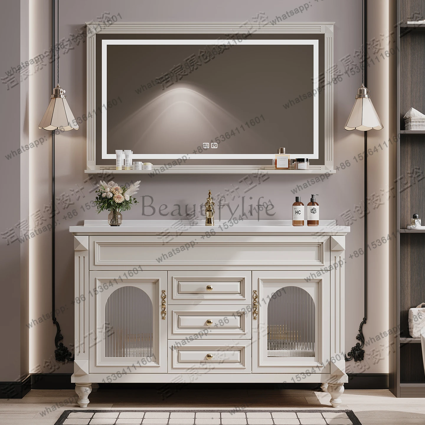 Storage Organizer Cupboard Simple Desgin Display Closet Modern Cabinet Bathroom Quality