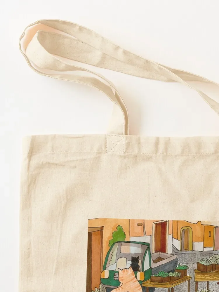 Journal of a Cat in Rome - Carciofo Lover Tote Bag Lady bags shopper bag women canvas tote