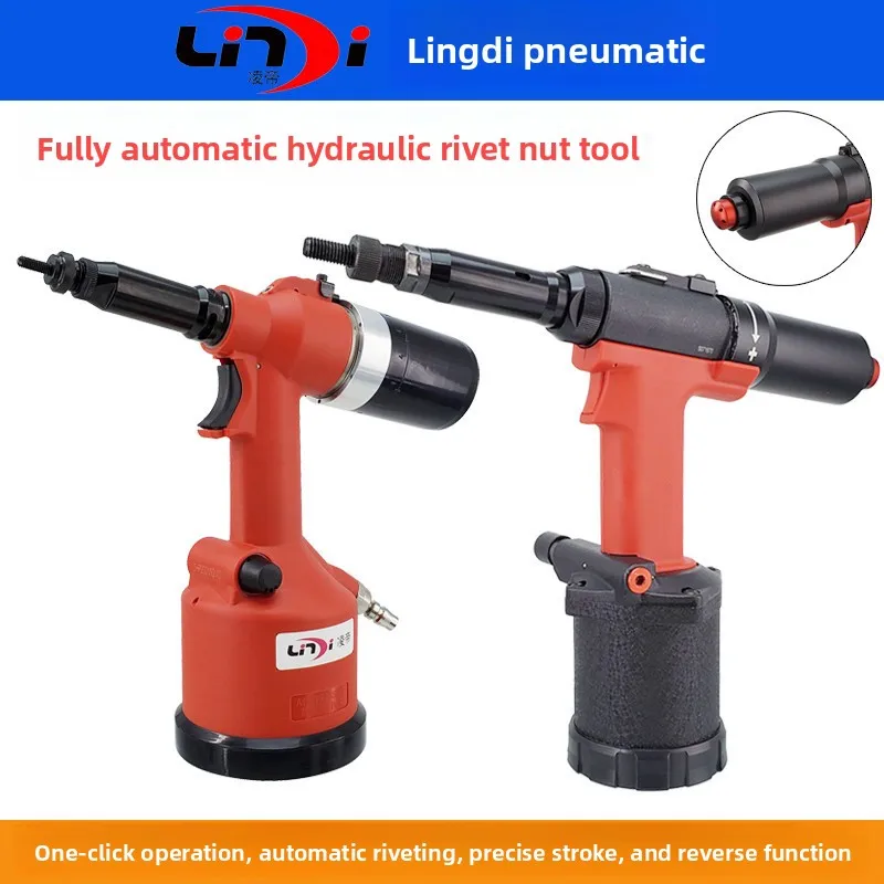 Lingdi TPM10 Automatic Pneumatic Hydraulic Riveting Nut Gun M3-M12