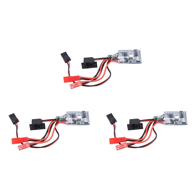 

3X Rc ESC 10A Матовый регулятор скорости двигателя для радиоуправляемой автомобильной лодки без тормоза без тормоза-A02Q
