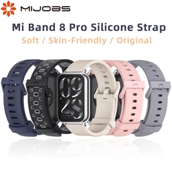 Mi Band 8 Pro Mi Band için kayış 9 Pro Watchband bilezik silikon yedek Miband 8 Pro bileklik için MiBand 9 Pro Sportstyle