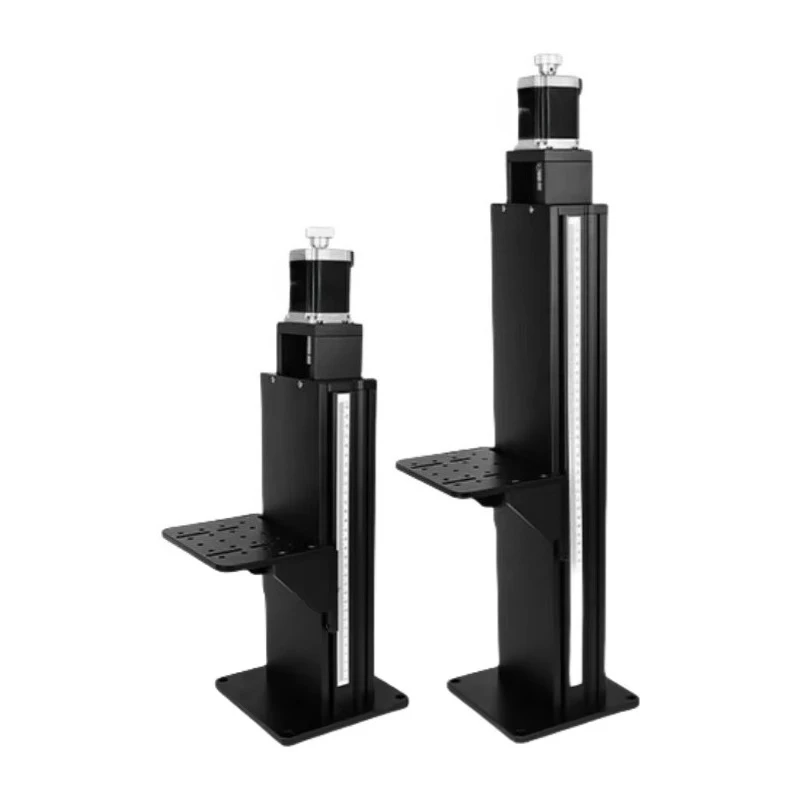 عمود طاولة محور LZ-800 بمحرك مع أجهزة منصة رفع تجريبية بصرية مرئية لتشغيل المسمار على شكل حرف T #5