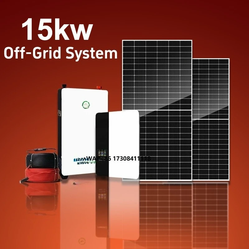 Off-Grid Solar Energy System 3kw 5kw 10kw Stacked Solar Power with MPPT Controller and Lithium Ion Battery for Home Use